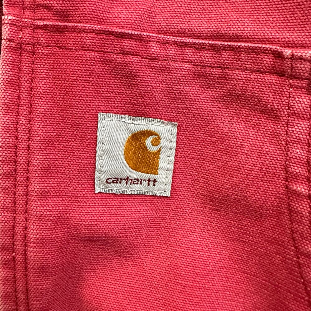 Vintage Carhartt Women's Hooded Active Jacket Crapapple Pink Size Large RARE - Picture 6 of 13
